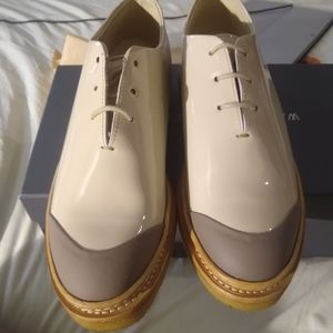 Want Les Essentiels Patent Leather Oxfords